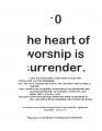 The Heart Of Worship Is Surrender